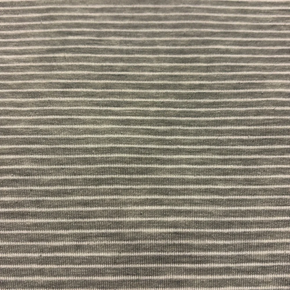 Athleta Girl Striped Back Mesh Seam Shirt